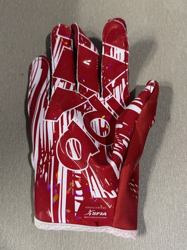 NEW ADIDAS SFIA ADIZERO YOUTH/ ADULT SMALL FOOTBALL/ RUGBY GLOVES 3 STRIPE LIFE