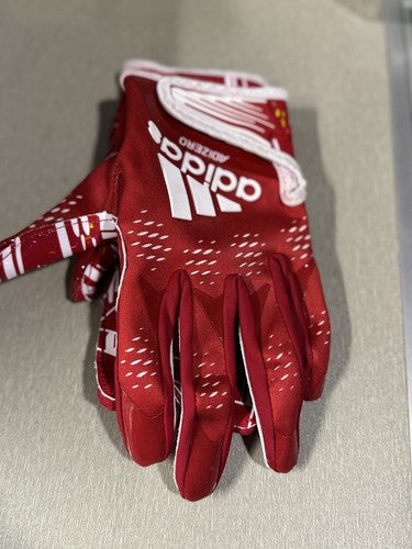 NEW ADIDAS SFIA ADIZERO YOUTH/ ADULT SMALL FOOTBALL/ RUGBY GLOVES 3 STRIPE LIFE