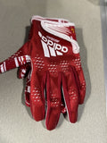NEW ADIDAS SFIA ADIZERO YOUTH/ ADULT SMALL FOOTBALL/ RUGBY GLOVES 3 STRIPE LIFE