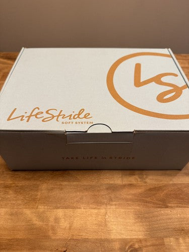 NEW IN BOX LIFE STRIDE SOFY SYSTEM PAYTON BLACK CASUAL SD SZ 11 WIDE BLACK