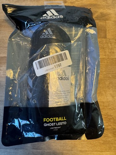 NEW ADIDAS PERFORMANCE GHOST SOCCER/FOOTBALL GAURDS SHIN GAURDS DARK GREY MEDIUM