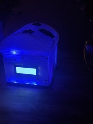 STEM Logic Lock Box – Interactive Puzzle Safe  Lights, 60+ Sounds, & 150+ Quest