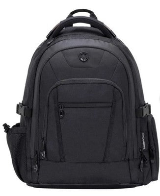 NEW Traveler’s Choice Flotek Black 19” Laptop Backpack Multi-Pocket Travel Bag