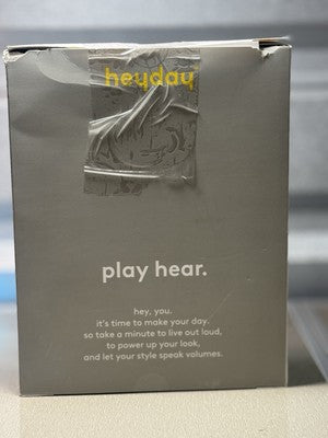 HEYDAY ACTIVE NOISE CANCELING WIRED  HEADPHONES PINK MICRO PHONE W/ REMOTE