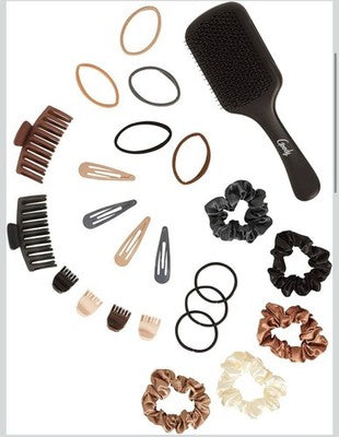 Goody Hair Accessories Kit, Everyday Essentials for Women - 51 PC Neutral Color