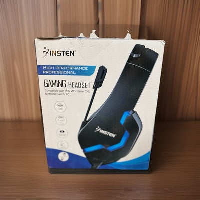 NEW INSTEN HIGH PERFORMANCE PROFESSIONAL GAMING HEADSET UNIVERSAL HEADPHONES