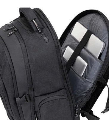 NEW Traveler’s Choice Flotek Black 19” Laptop Backpack Multi-Pocket Travel Bag