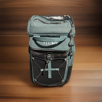 Titan Deep Freeze 26 Can Backpack Portable Cooler Soft Sided GREEN