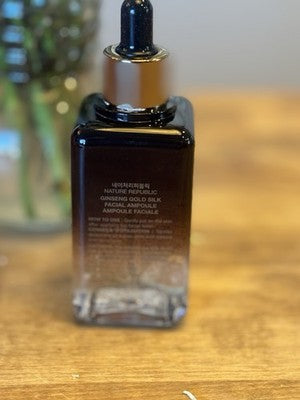 Brand New Nature Republic Ginseng Gold Silk Facial Ampoule Serum 30 ML