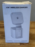 Wireless-Charger Charging-Station-Cube 4 in 1 Magnetic Charging Base