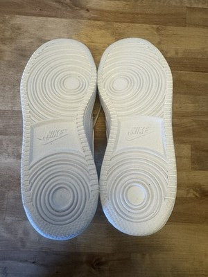 Women Nike Court Vision Low Casual Sneakers Shoes White/White CD5434-100