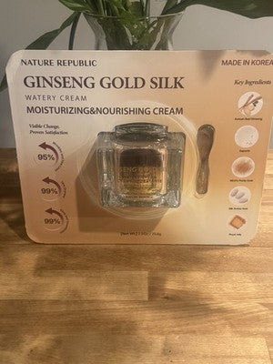 Nature Republic Ginseng Gold Silk Watery Cream 2.5oz Sealed NEW Costco