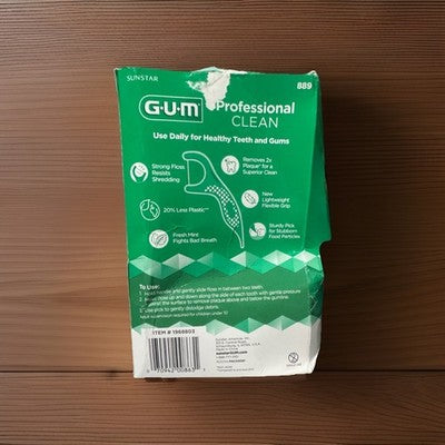 GUM Professional Clean Floss Picks  450 Count (150Xf 3)
