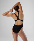 Speedo Women's Swimsuit One Piece Prolt Super Pro Solid Adult Black Size 8