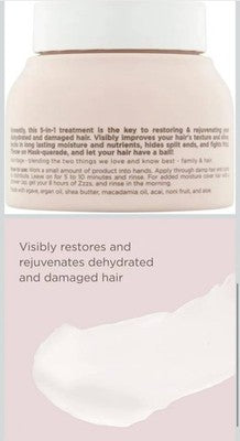 Hairitage Hair Mask with Argan Oil, Shea Butter, Aloe & Soy Protein 8 Oz