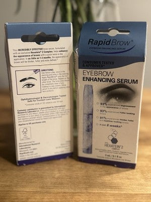 2x Brow & Eyebrow Enhancing Serum Enhancer Growth Conditioner 3ml! 2 Pack New