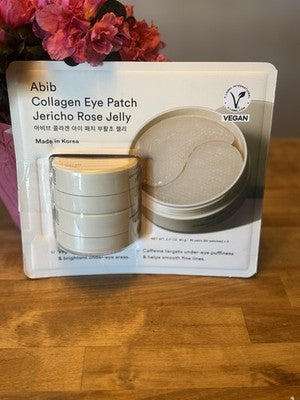 Abib Collagen Eye Patch Jericho Rose Jelly 60 Patches Vegan K-Beauty New