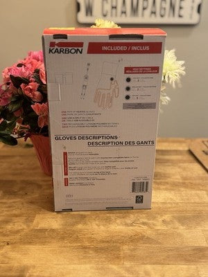 New Karbon Heated Sports Gloves Small Rechargeable Battery Heated Ski Gloves