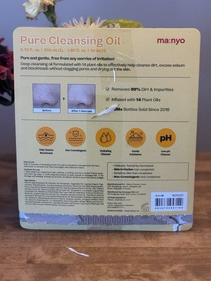 Brand New ma:nyo Pure Cleansing Oil Set 2 x 200ml + 55ml Travel Vegan Korea