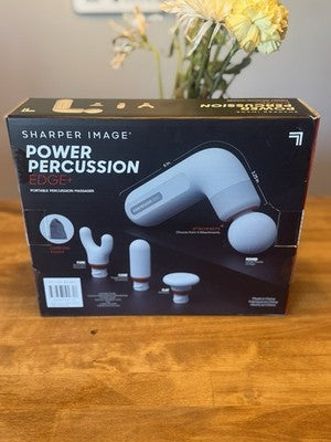 Sharper Image Power Percussion Edge+ Mini Small Portable Percussion Massager