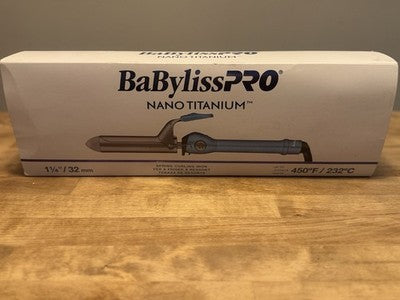 BaBylissPRO Nano Titanium 1" Spring Curling Iron - Professional Hair Curler