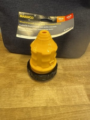 Marinco 103RN Weatherproof Cover Threaded Ring 20A 30A 125V Marine Grade New