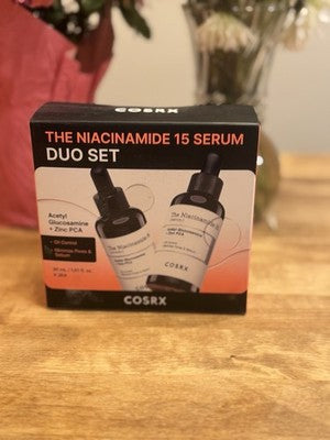 Brand New COSRX Niacinamide 15 Serum Duo Set 2x 30ml Oil Control Pore Care