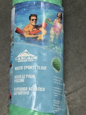Cascade Mountain Tech Water Sports Float Pool Noodle Red 46” Massage Grip NEW