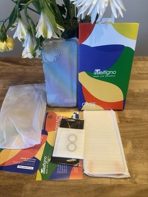 Meifigno Clear Series phone case, new, for a 6.1” phone (2HD).