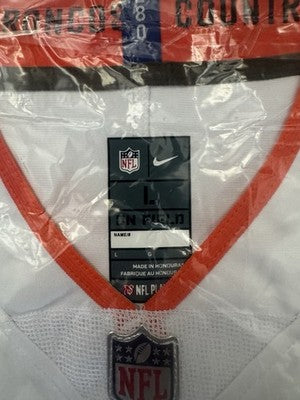 Nike NFL Denver Broncos Bonitto #15 On Field White Jersey L New White Stitch