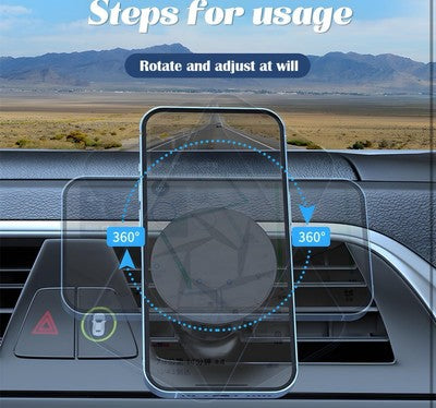 MagSafe Phone Holders for Car Cup, Dashboard/Windshield, Air Vent, 360° Rotation