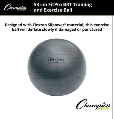 Champion Sports Fitpro BRT Training & Exercise Ball 53CM