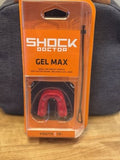 Shock Doctor Gel Max Youth Mouthguard Red New Impact Sports Gel-Fit Liner