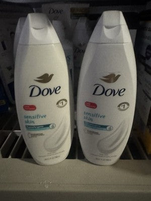 Dove Sensitive Skin Hypoallergenic Cleanser & Moisture Body Wash 20oz -Pack of 2