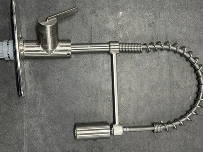 Kohler Stainless Steel Single Handle Pull-Down Kitchen Faucet Sprayer Excellent