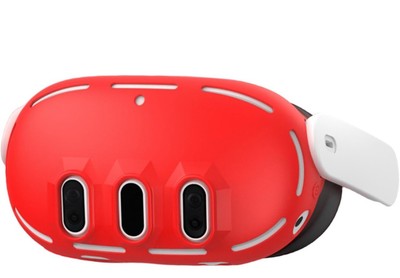 Front Shell Headset Case Silicone Cover Skin Compatible with Oculus/Meta Quest 3