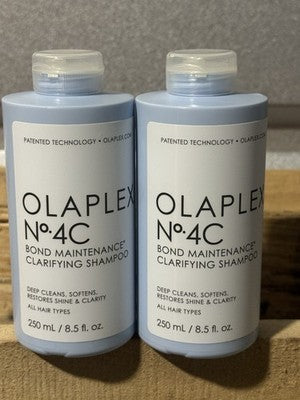 Olaplex No.4C Bond Maintenance Clarifying Shampoo 8.5 Oz X 2 = 17 Oz