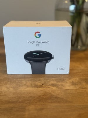GOOGLE PIXEL WATCH LTE FITBIT POLISHED SILVER STAINLESS STEEL CASE/ACTIVE AVEC