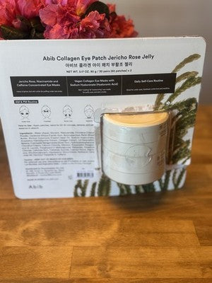Abib Collagen Eye Patch Jericho Rose Jelly 60 Patches Vegan K-Beauty New
