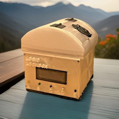 STEM Logic Lock Box – Interactive Puzzle Safe  Lights, 60+ Sounds, & 150+ Quest