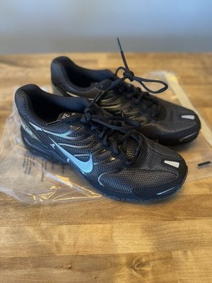 Nike Air Max Torch 4 Mens Sneakers Mesh Shoes Black Silver 343846 002 Sz 9.5