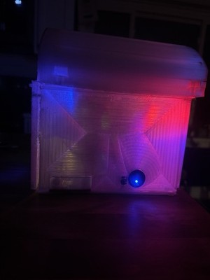 HAND MADE LOGICAL LOCK BOX SAFE W/ 4 BUTTON CODE-METAL LOCK-LEDS+AUDIO PORTABLE