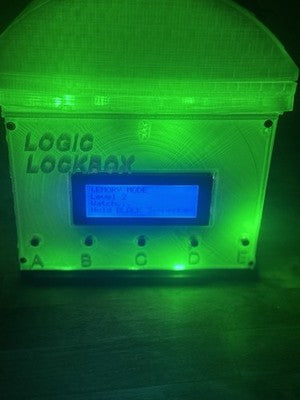 STEM Logic Lock Box – Interactive Puzzle Safe  Lights, 60+ Sounds, & 150+ Quest
