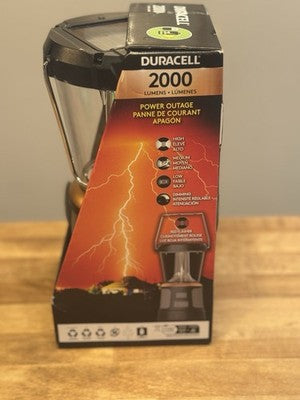 Brand New Duracell 2000 Lumen Tri-Power Rechargeable Lantern 1654528 Sealed