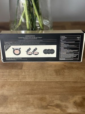 Jung Saem Mool Essential Skin Nuder Cushion Bundle Set 21 Medium SPF50 NEW