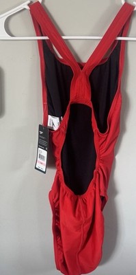 Speedo Women's ProLT Super Pro One Piece Swimsuit Size 10 Team Red NWT