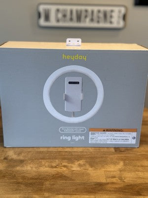 Ring Light with Tripod - heyday Stone White