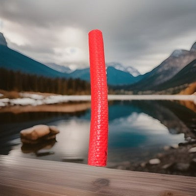 Cascade Mountain Tech Water Sports Float Pool Noodle Red 46” Massage Grip NEW