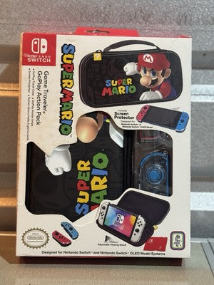NEW SUPER MARIO BROS GAME TRAVELER GOPLAY ACTION PACK CASE, GOPLAY ACTION GRIPS