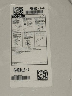 Kohler Layne P30015-A-0 Quiet-Close Elongated Toilet Seat Antimicrobial 2-Pack
